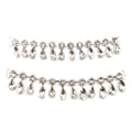 Sparkly Crystal Rhinestone Fringe Chain Teardrop Rhinestone Bikini Connector Bikini Buckle Chain for Swimsuit Decoration
