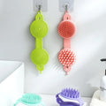 Wholesale Soft Rubber Double-sided Shampoo Brush Bath Brushes Head Massager Hair Brush