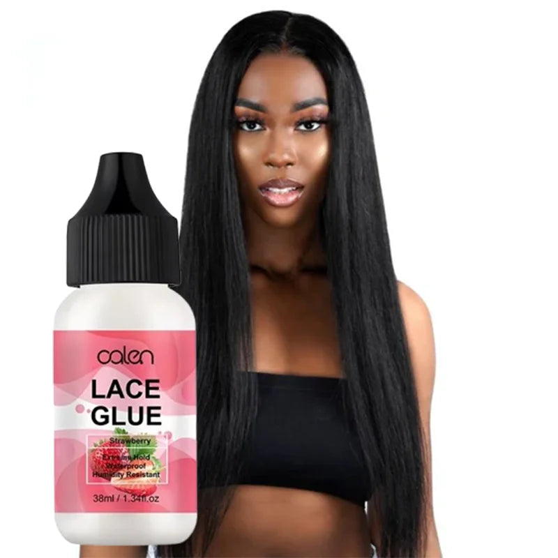 Private Label 38ml Waterproof White Extreme Hold Scented Lace Wig Glue for All Hair Types