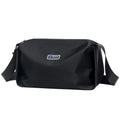 Black Lightweight Waterproof Anti-Theft Sports Carry Bag Fashionable Nylon Single Shoulder Crossbody Sling Messenger Bag for Gym