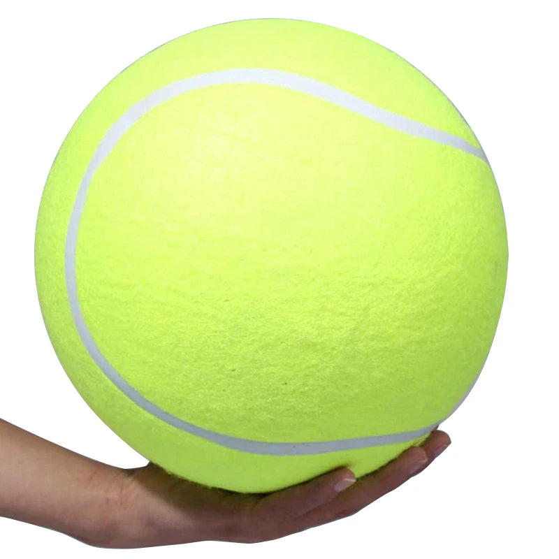 Size 9.5 Inches Dog Tennis Ball Giant Pet Chew Toy Dog Inflatable Big Tennis Ball Pets Toys and Accessories