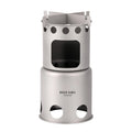 Portable Multifuel Stove Titanium Camping Stove with Custom Design Outdoor Camping Wood Stove