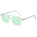 Premium Design Men Retro Sunglasses Custom logo Trendy Acetate Propionic Acid Pin Shades Hot Cute Candy Color square Sunglasses