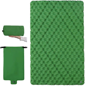 WOQI Self Inflating Camping Mat with Foot Pad Pillow Backpack and Bag