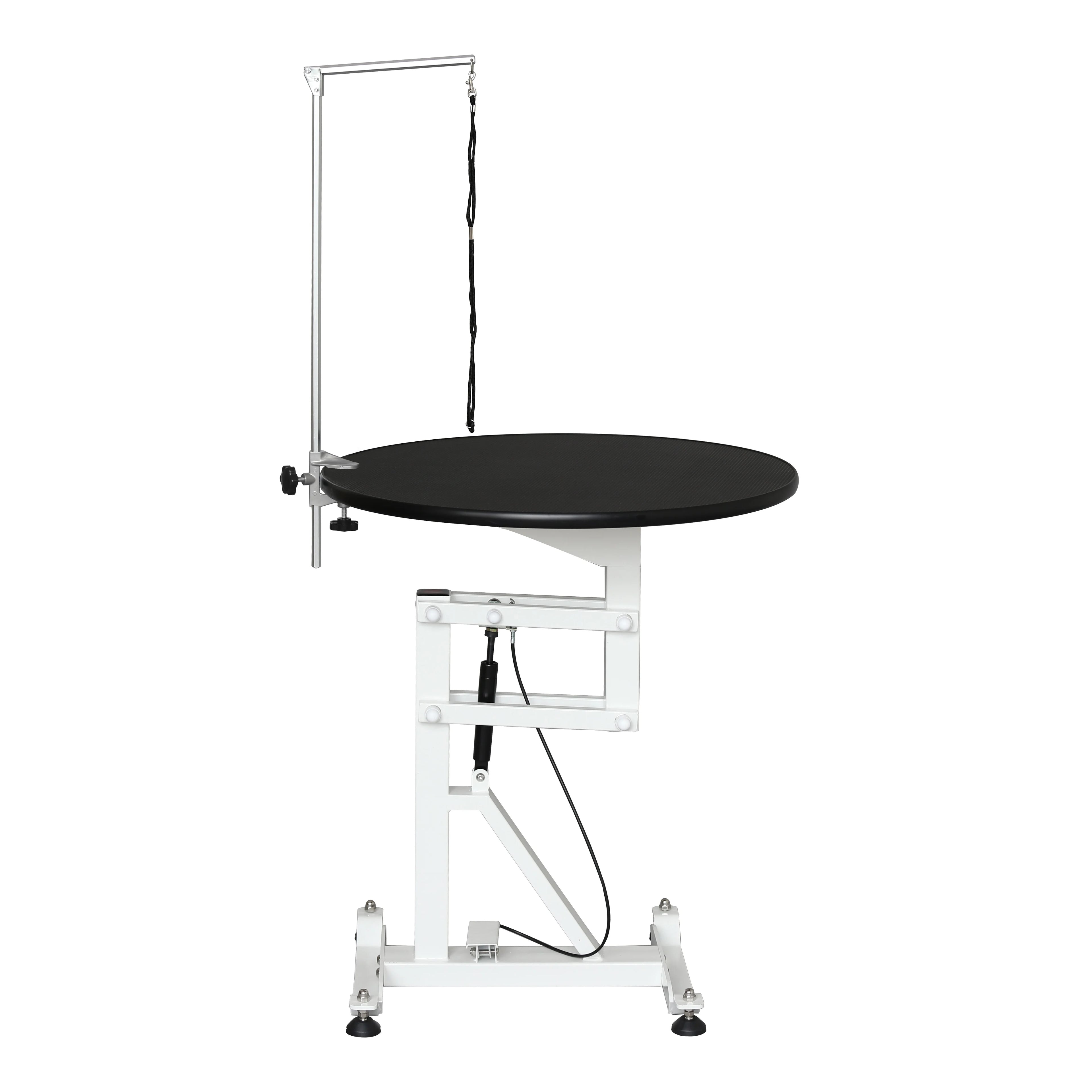 Mesa Grooming Luz Pet Supplies Height Adjustable Round Air Lifting Table Light Weighted Pet Grooming Table Honden Trimtafel