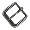 Black Thick 38mm Antique Nickel Plate Heavy Duty Metal Roller Buckle Model SMBAP028