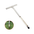Soil Sampler Tool 20" Tubular T Handle Soil Probe for Soil Sampling Plant Care Garden Lawn Farm