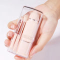 Hot Sell 8-in-1 Multi-Functional Portable Transparent Makeup Brush Box Portable Makeup Brush Set