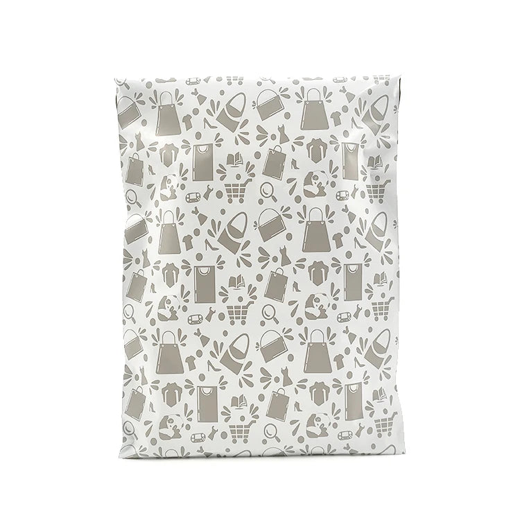 Waterproof custom logo printed self adhesive sealed garment clothing shipping envelope bag packaging plastic poly mailer bag