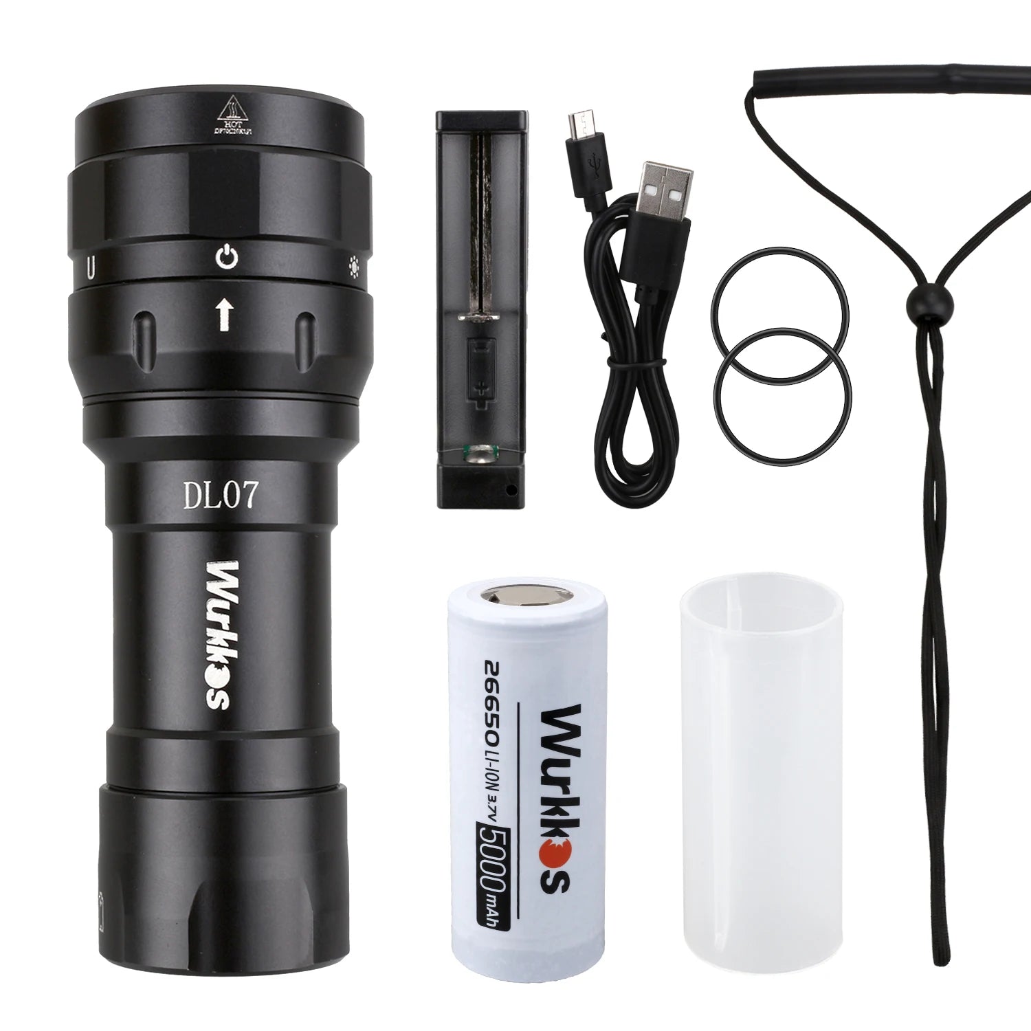 Professional Waterproof Diving Flashlight Lantern Led Camping Light Led Emergency Rechargeable Flash Torch Light