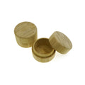 Eco-Friendly Round Bamboo Jewelry Organizer Wooden Ring Box for Earrings Premium Gift Boxes Packaging Accessories