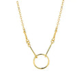 Factory Directly New Arrival Silver Gold Round Necklaces Pendants for Women Hot Fashion Jewelry