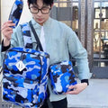 Set 3 School Students Camouflage Backpack Set 3 Waterproof School Bags for Laptop Backpack Set With Shoulder Bag and Pencil Bag