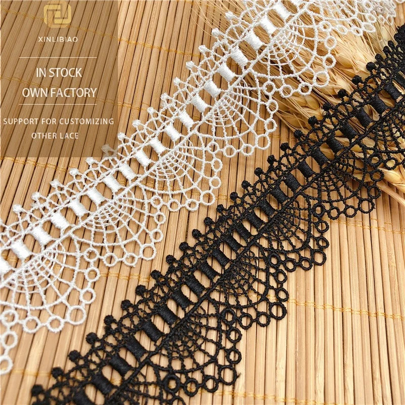 Water Soluble Polyester Fine Thread Lace Accessories for Pajamas & Underwear for Garments