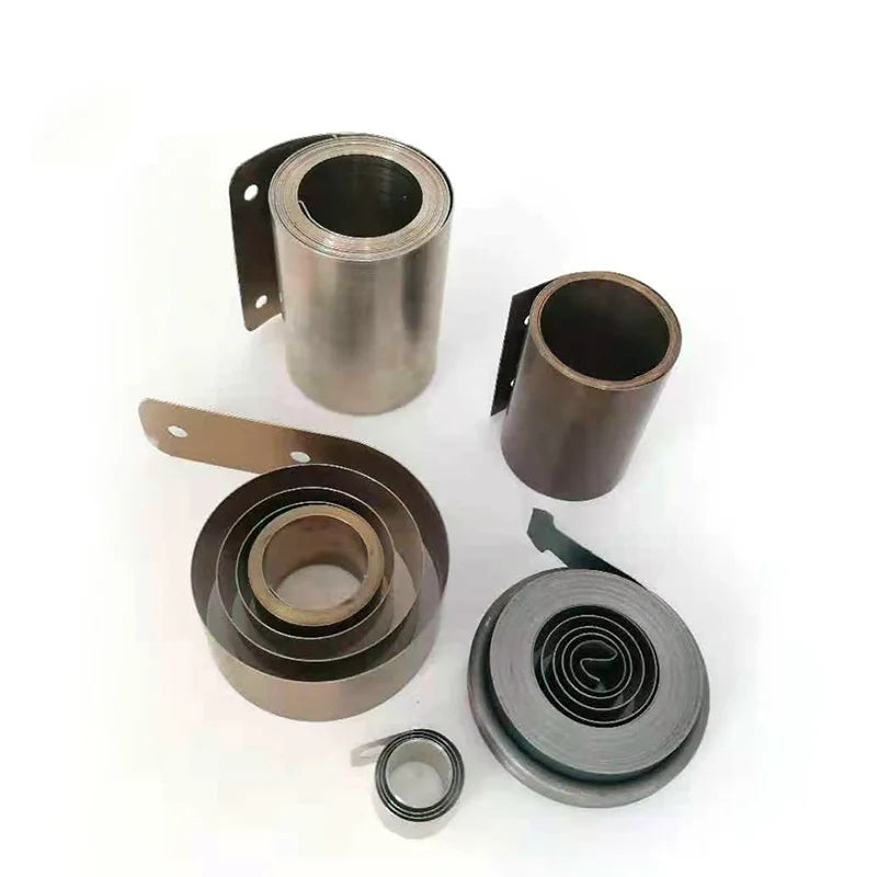Custom Stainless Steel Spiral Constant Force Torsion Spring Industrial Shelf Pusher for Wind up Toy and Cable Reel