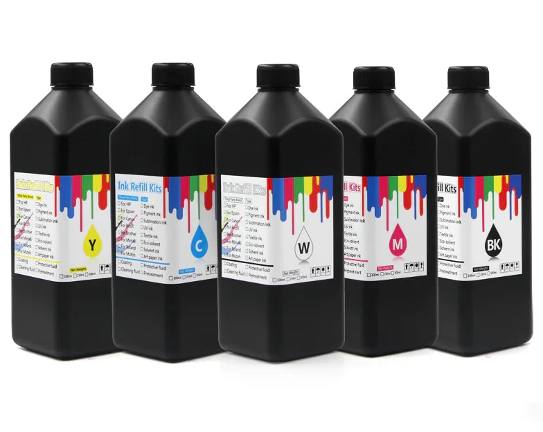 Supercolor 1000ML DTF Ink Film Transfer UV DTF Ink for Flatbed Printer A3 L1800 I3200 XP600 4720