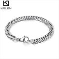 Kalen Custom Sizes Simple Fashion Men Handmade Chains Stainless Steel Jewelry Bracelets