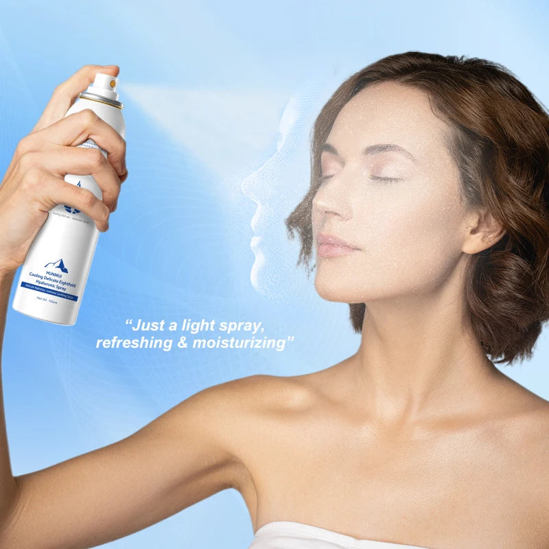Private Label Hyaluronic Acid Face Mist Whitening Moisturizing Hydrating Water Toner Refreshing Soothing Spray for All Skin