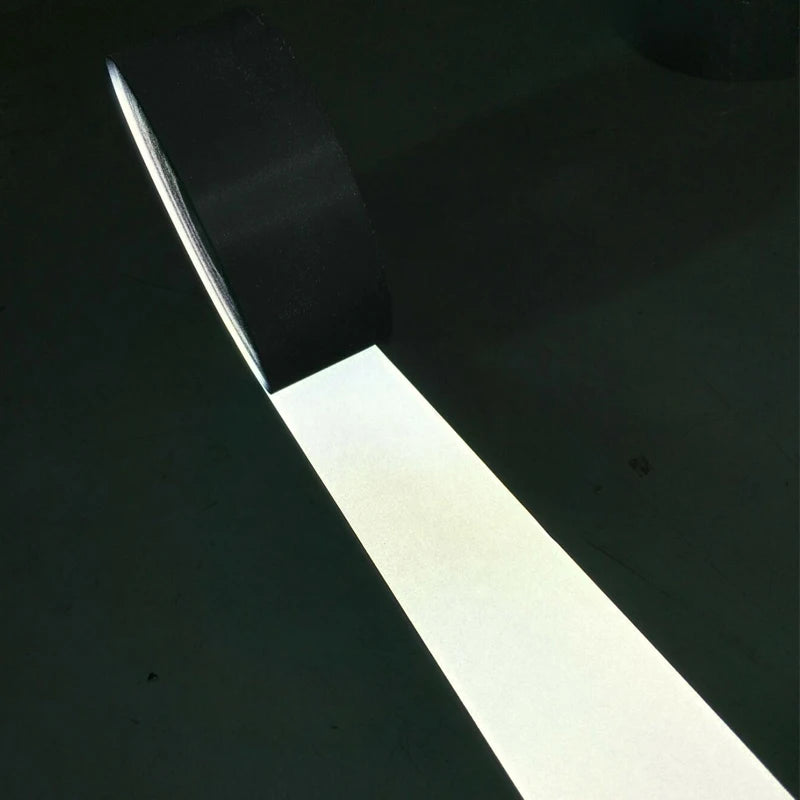 EN20471 Class2 Hi Visible Industrial Washing Silver Reflective TC Backing Polyester Fabric Poly Tape Sew on Safety Vest Clothing