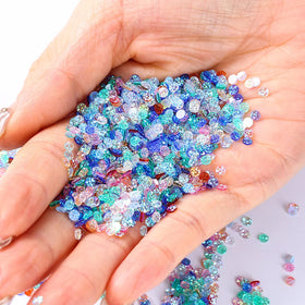 Lan Guang Factory 3mm Windmill Shape Resin Rhinestones Loose Nickel-Free 3D Nail Art Decoration DIY Nail Garment Jewelry