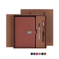 Custom Logo A5 Leather Notebook Planner and Pen Gift Set for Business Promotions-Wholesale for Corporate Gifts