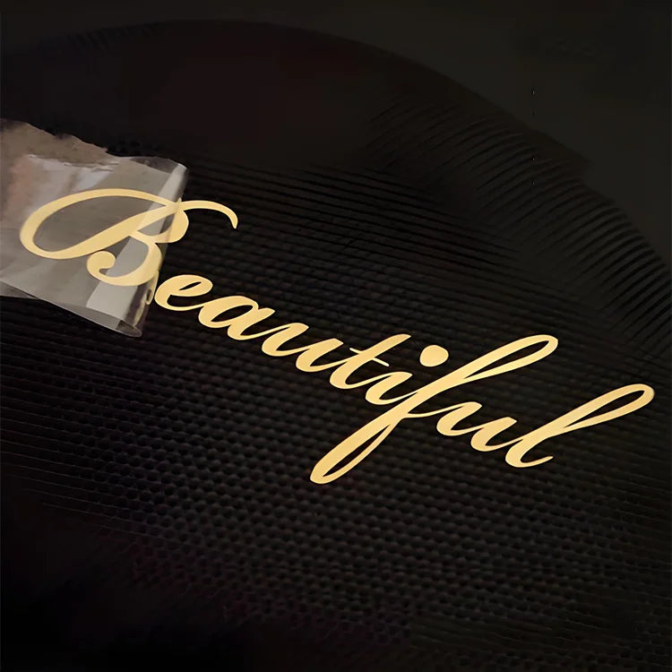 Custom Logo Waterproof Printed Metal UV Transfer Stickers for Bottle Glass Candle Craft Photo Frame Gift Business