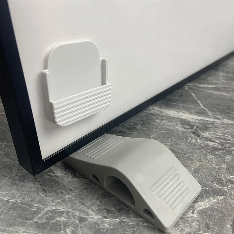 Fast Delivery Heavy Duty Rubber TPR Doorstops Wedge Security Wall-mounted Holder Works All Floor Types 1 Year Warranty
