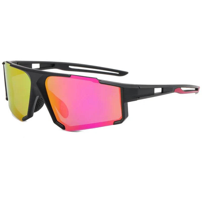 2022 Windproof Sports Polarized Sunglasses for Men Women UV400 Tac White/Yellow Customizable for Cycling Outdoor Activities