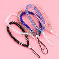 Factory Price Wrist Phone Hand Strap Sling Lanyard Pearl Hanging Portable Mobile Phone Case Rope Card Pack Rope