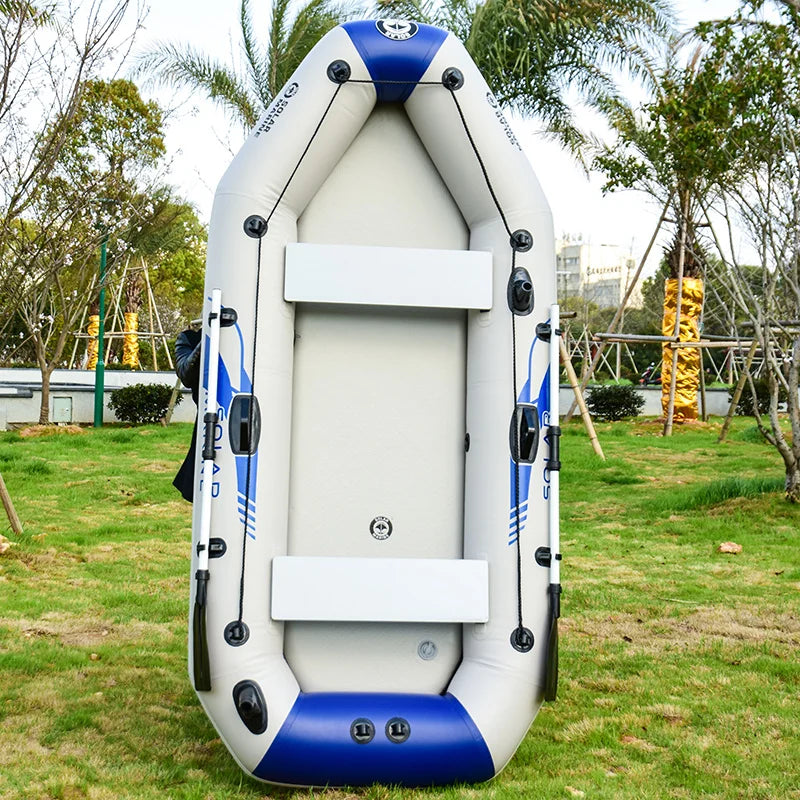 100% Full Heat Weld 2.3 M Pontoon Boat Best PVC Rowing Boats Luxury Accessories 0 Glue Process for Using in Salt Water