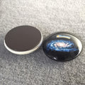 Dubai Diy Personal Custom Rectangle Glass Magnetic Fridge Photo 3D Souvenir Round Glass Refrigerator Magnets