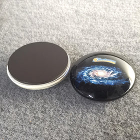 Dubai Diy Personal Custom Rectangle Glass Magnetic Fridge Photo 3D Souvenir Round Glass Refrigerator Magnets