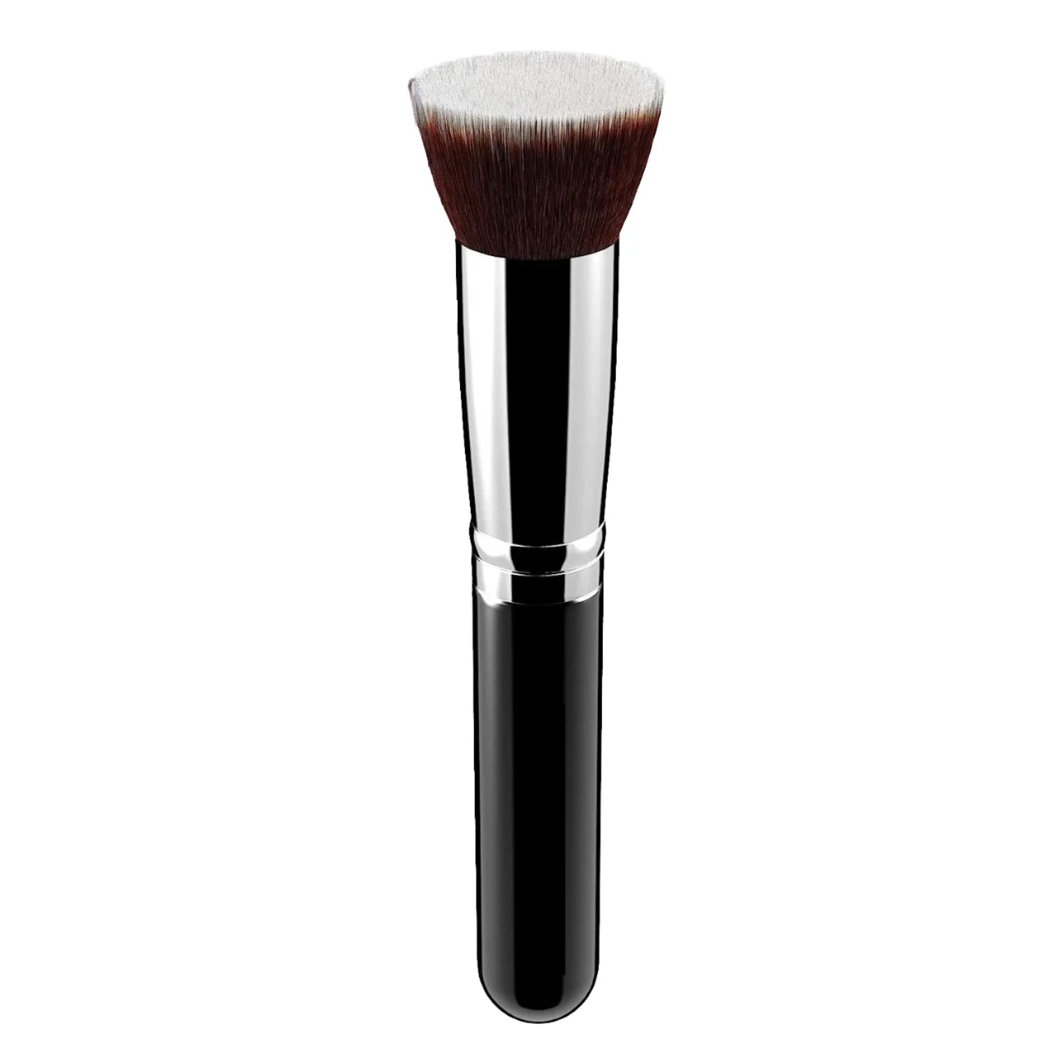 Wholesale 10pcs Makeup Brush Set Black Wood Handle with Soft Synthetic Hair for Face Eyeshadow & Blush Application
