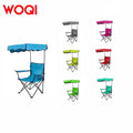 WOQI Portable Folding Beach Chair Canopy  Durable Lightweight for Outdoor Activities Fishing Picnics Factory Foldable