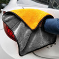 Custom  800gsm Micro Fiber Cleaning Cloth for Plush Thick  Car Waxing Polishing Wash Towel
