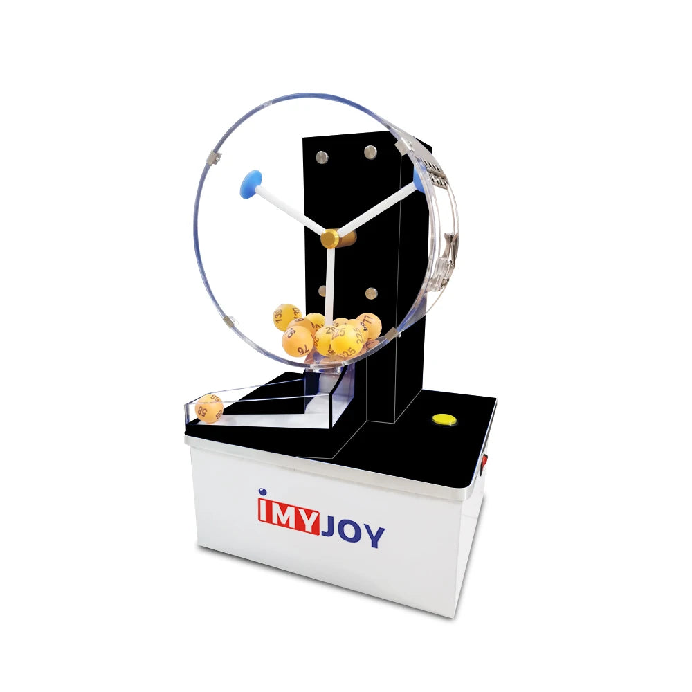 Criterion Mini Automated Versatile Gravity Pick Lucky Lottery Online Draw Games 50 Ping Pong Balls Raffle Lotto Winning Machine MegaBDM