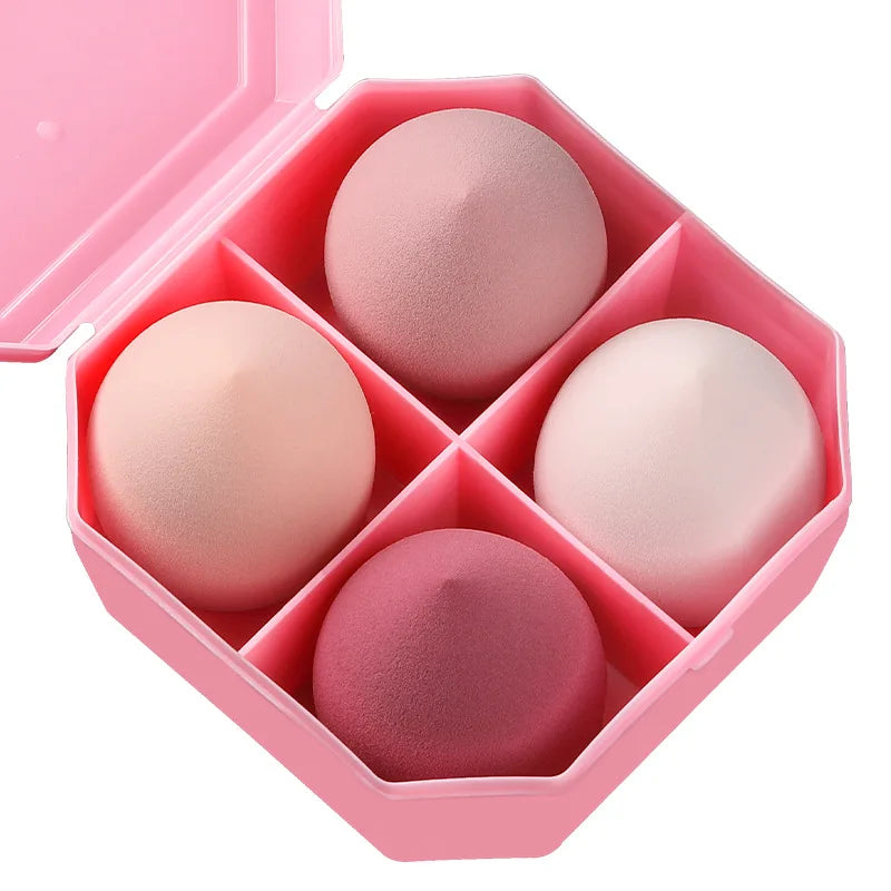 Free Custom logo Sponge for Makeup Colorful Beauty Face Foundation Puff Soft Facial Sponge Can Dry and Wet