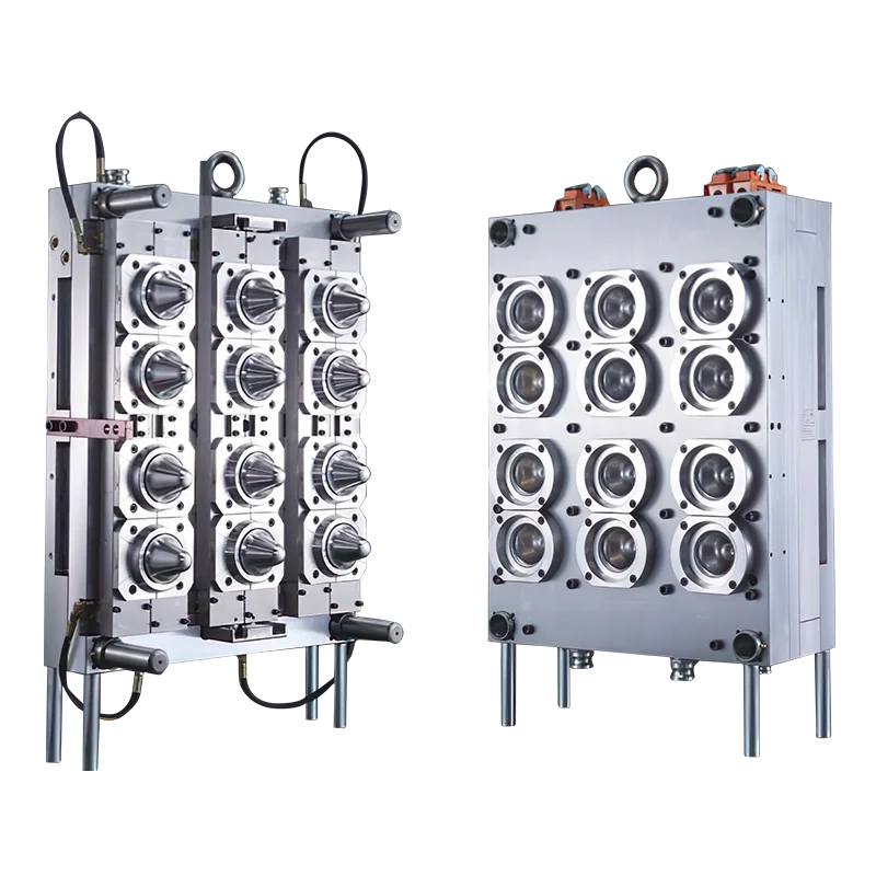 4 Cavity 6 Cavity 12 Cavity Jar Pet Preform Mold Hot Runner Valve Pin Gate Preform Mold Plastic Injection Mold Customized