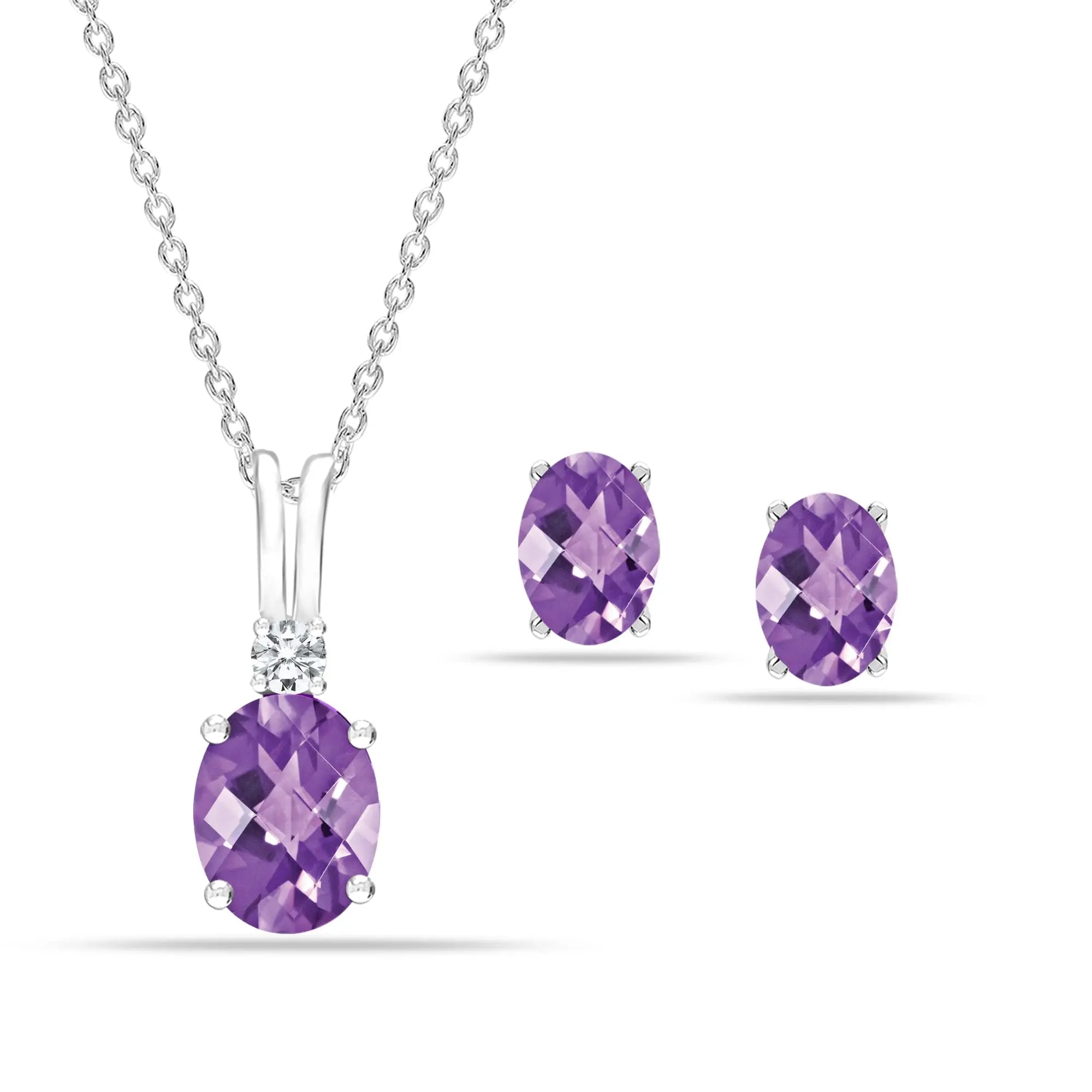 2024 New Arrival Luxury Fashion Jewelry Sets 925 Sterling Silver Necklace and Earring for Women