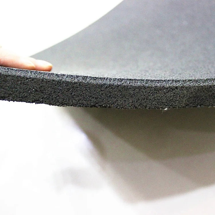 Factory Price 15mm Black Rubber Floor Gym Mat Non-Slip Treadmill Mats Rubber Flooring for Gym