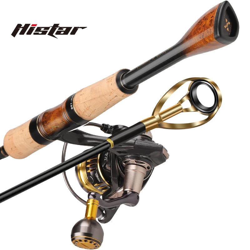 Histar System 4.3MM DKK-SIC Guide Fast Action Triangle Handle 1.8M to 2.28M High Carbon Fishing Rod&Spinning Reel Combo