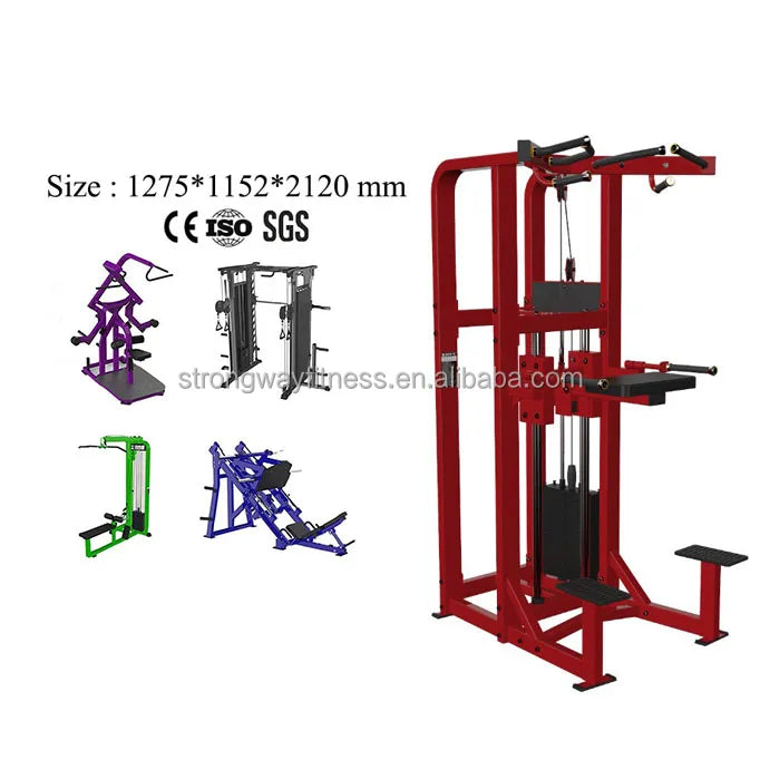 Fitness Commercial Gym Equipment Assisted Assist Dip Chin up and Dip Chin Assist Machine