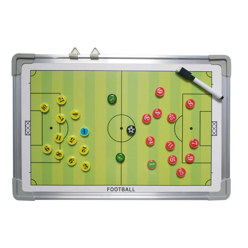 LXY-018 Portable Aluminium Alloy Magnetic Football Coaching Board Tactics Board With Dry Erase Marker Board
