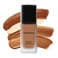 Make Your Own Face Makeup Full Coverage Fond De Teint Cream Matte Sunscreen Waterproof Vegan Private Label Liquid Foundation