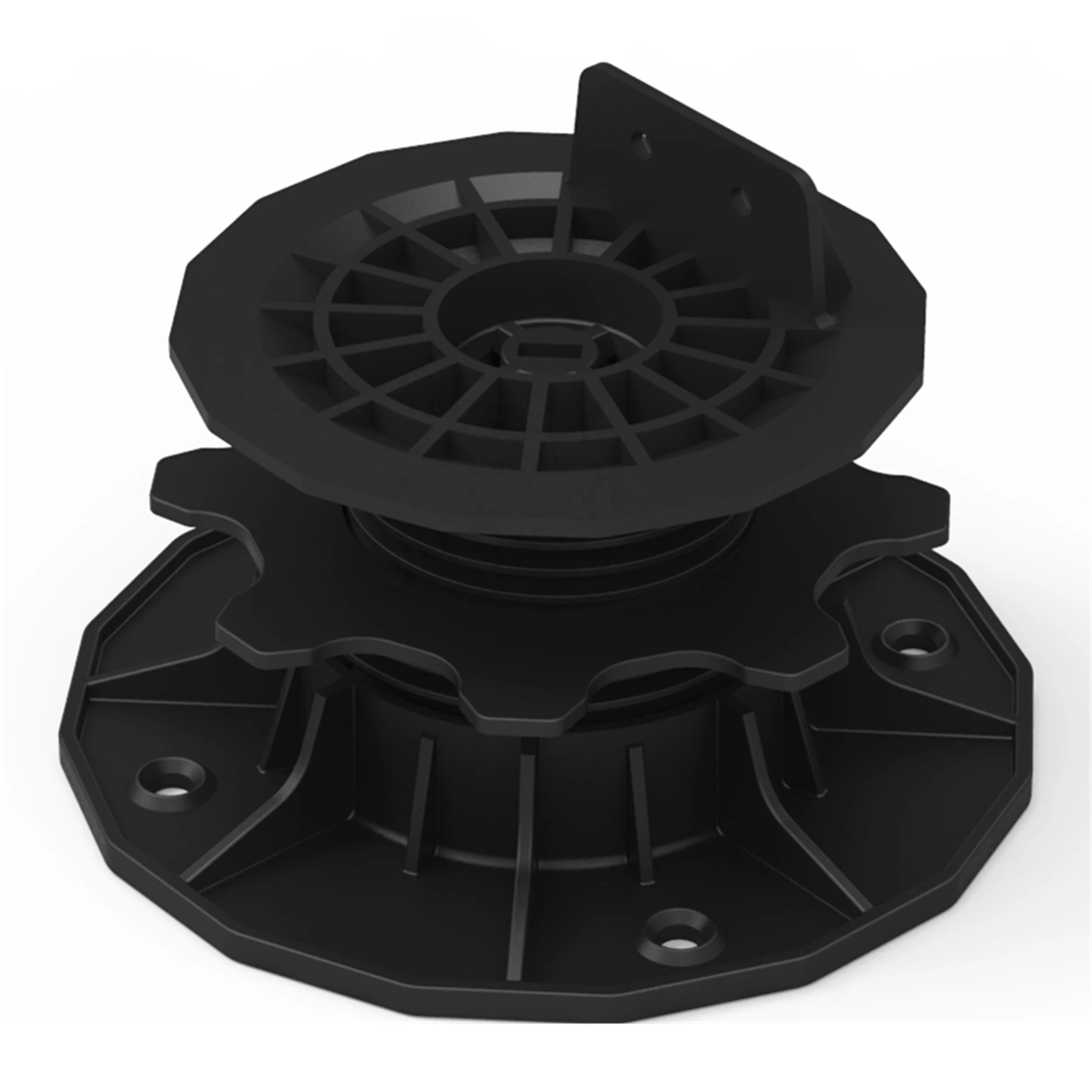 Adjustable Plastic Legs Slope Correct Deck Joist Support Height Adjustable Pedestal XF-T202G Flooring Accessories 45-80 mm