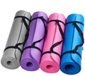 Home Workout Eco-Friendly Odorless 10 mm Thick NBR NBR Pilates Fitness Mats Pilates Stretching Gym Workouts