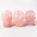 HY Cheap Price 2 Inch Natural Rose Quartz Stone Crystal Skulls Paperweight for Sale Crafts
