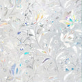 UDK Window Privacy Film Sun Blocking Removable Window Sticker Decorative Glass Film Stained Glass Static Cling Flowers