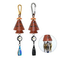 WEIHE Portable Bait Sequin Bag Sequins Container Bell Waterproof Faux Leather Handmade Fishing Bait Sequin Bag Bell