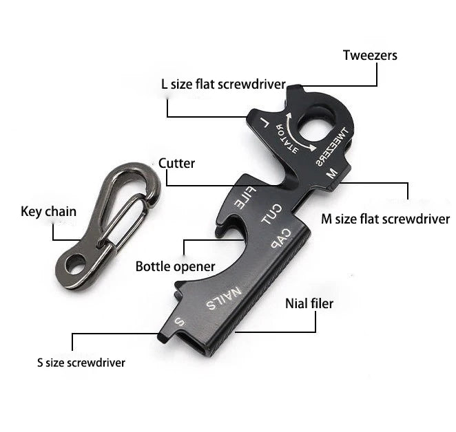Novelties Gift Herramientas Camping Accessories Key Holder Multi Tool